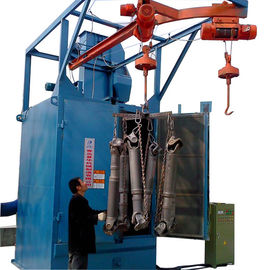 Hanging Hooks Shot Blast Cleaning Machine , Large Sandblasting Equipment