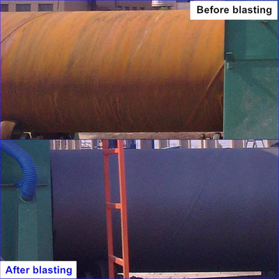 Automatic External Surface Shot Blasting Machine For Steel Pipe And Steel Tube