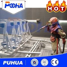 Industrial Sand Blasting Room Sandblast Recovery System For Metal Blasting