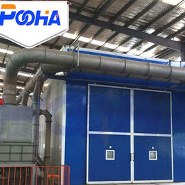 Industrial Sand Blasting Room Sandblast Recovery System For Metal Blasting