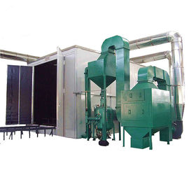 High Efficiency Shot Blasting Booth Painting Room Steel Plate Sand Blasting Chamber