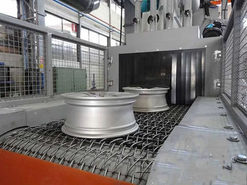 Auto Parts Abrasive Blasting Equipment Wire Mesh Belt Pass Through Type Shot blasting machine