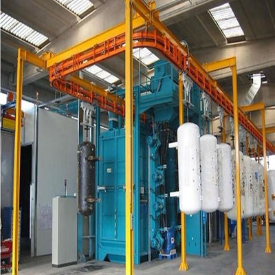 Q38  Lpg Gas Cylinder CE Hanger Type Shot Blasting Machine