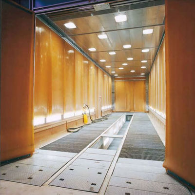60m3/Min Sandwich Panels 5T Workpiece Sand Blasting Room