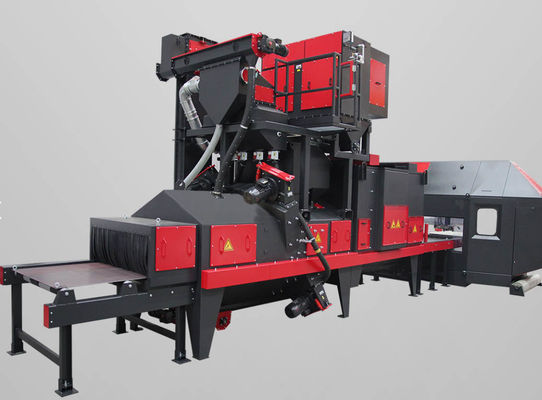 H Beam Roller Conveyor Shot Blast Peening Machine Rust Remove